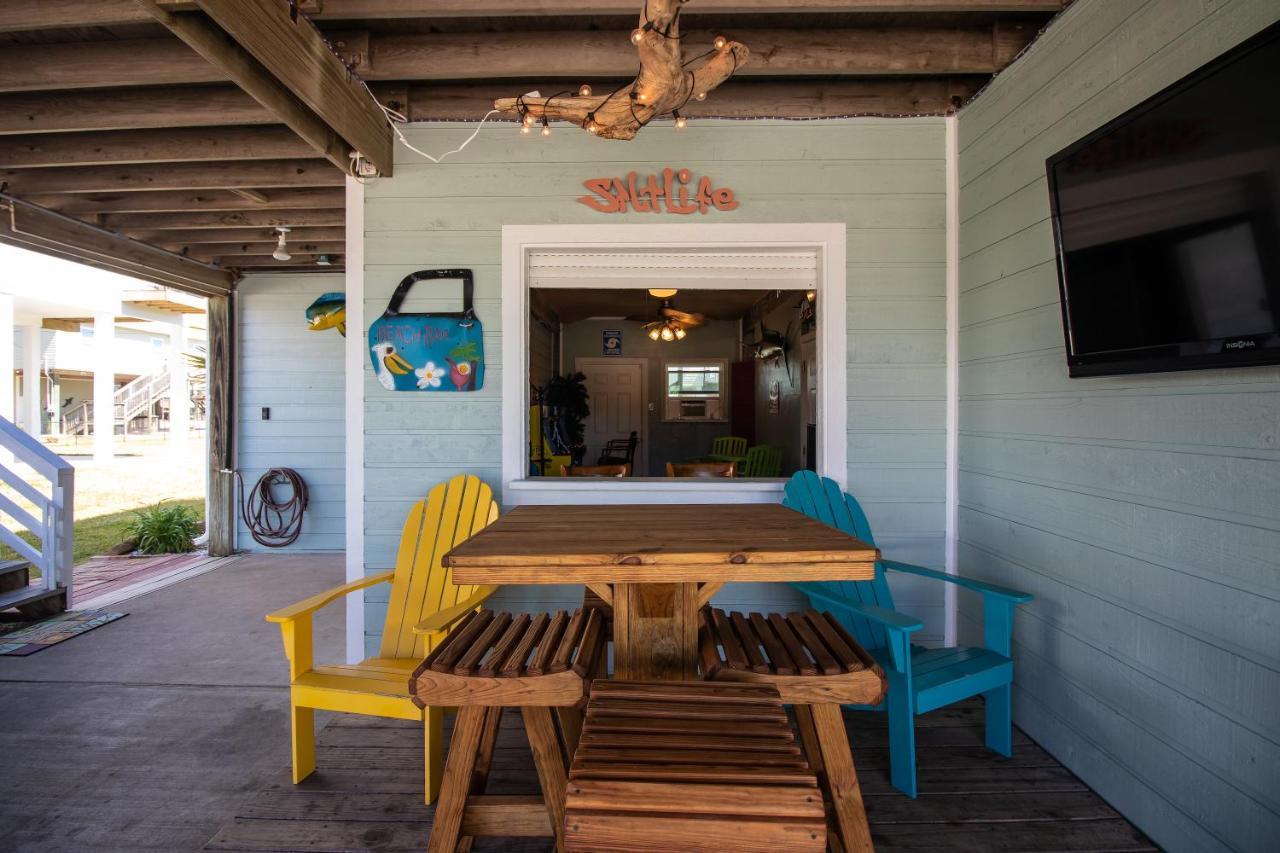 One-Of-A-Kind Beach Home With Lounge Bar Game Room Galveston Exterior photo